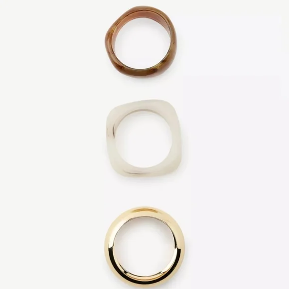 ZARA Three Pack of Rigid Bracelets - Picture 5 of 13